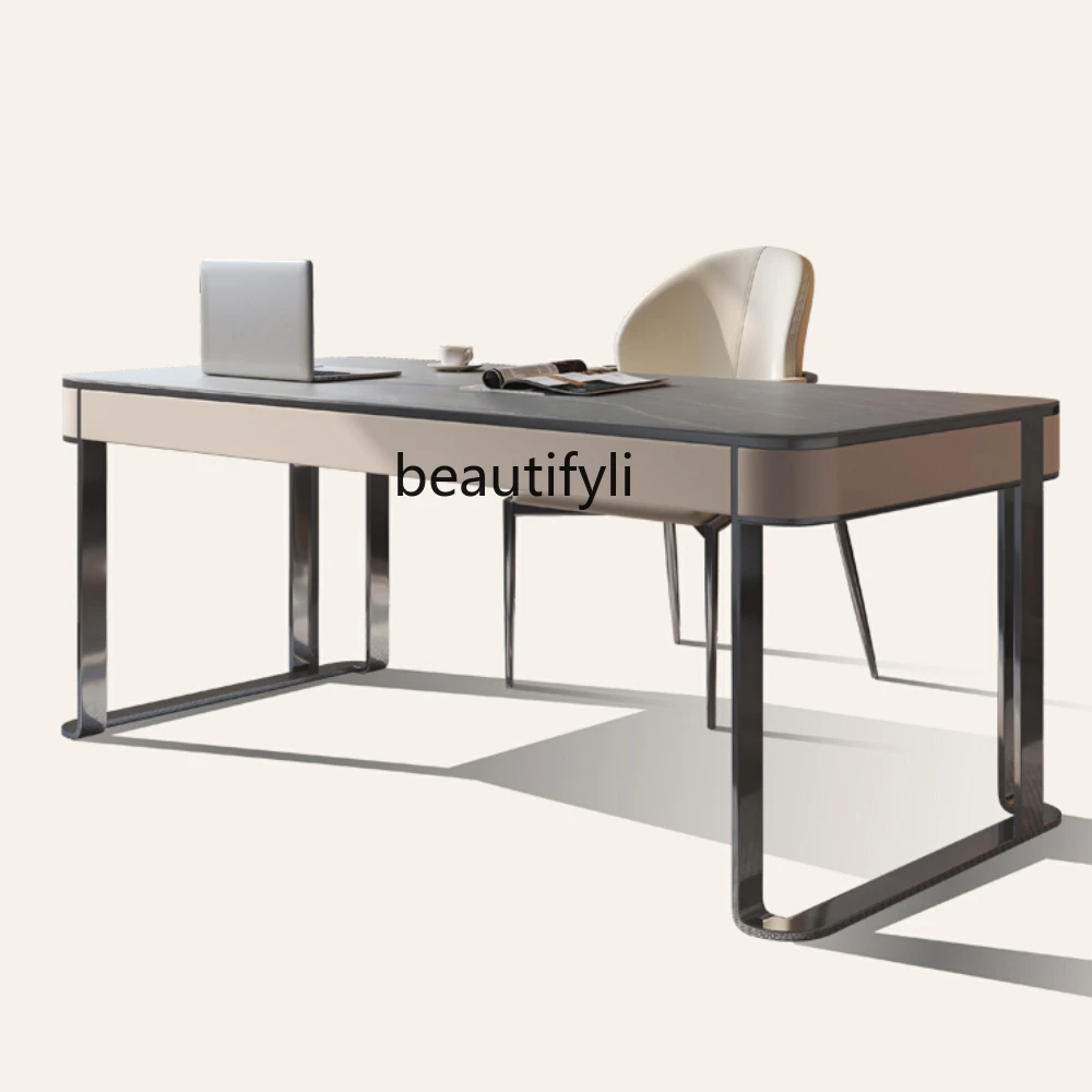 Italijanski Svetlobe Luksuzni Desk High-End Sodobno Minimalistično Desk (Namizje) Desk Preprost Računalniški Mizi